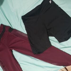PINK Victoria's Secret Black Athletic Shorts